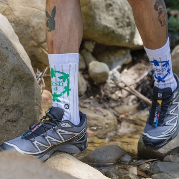 NWT Unisex Christian Gonzalez Love Your Mind Stance Crew Socks - Picture 5 of 9